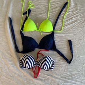 Bikini top bundle, size large